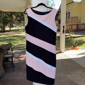 Dress (striped diagonal). Very flattering